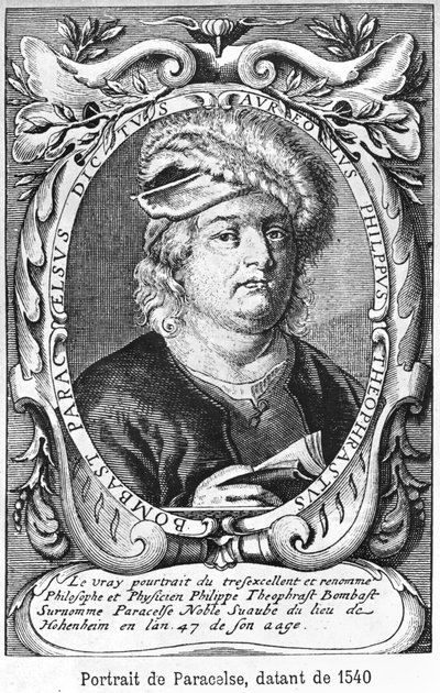 Paracelse (1493-1541) 1540 tekijältä French School