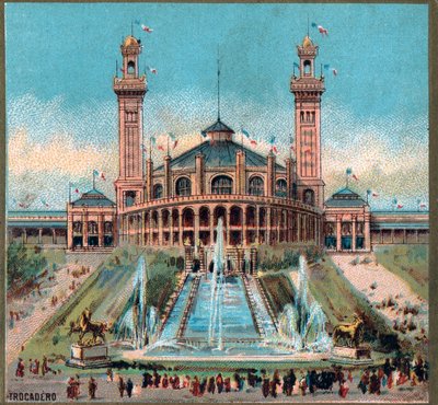 Pariisi. Vuoden 1889 yleisnäyttely: Trocadero. tekijältä French School
