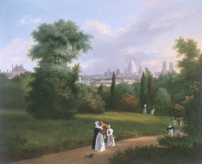 Pariisi Folie-Beaujonista, noin 1830 tekijältä French School
