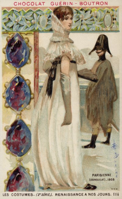 Konsulaatin Pariisin muoti, 1803 tekijältä French School