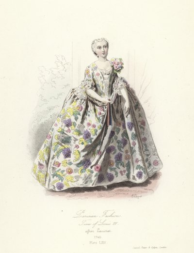 Pariisin muoti, Ludvig XV:n aika tekijältä French School