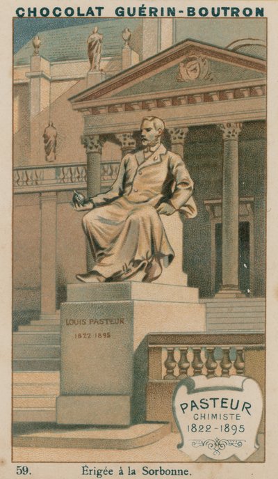 Pasteur, kemisti, 1822-1895, perustettu Sorbonnessa tekijältä French School