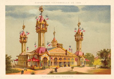 Lasten paviljonki, maailmanlaajuinen näyttely 1889, Pariisi tekijältä French School