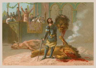 Pepin Lyhyt, Ranskan kuningas (hallinnassa 752–768) tekijältä French School