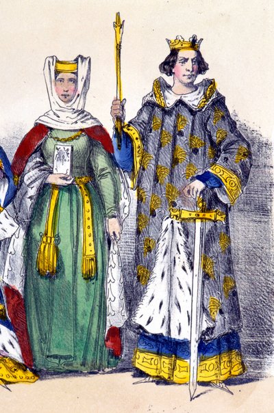 Philip Hardi ja Isabella Aragonialainen. tekijältä French School