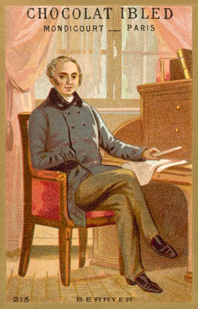 Pierre-Antoine Berryer, ranskalainen asianajaja ja poliitikko (chromolitho) tekijältä French School