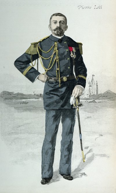 Pierre Loti (1850-1923), La Revue Illustreen kansikuva, 1. lokakuuta 1889 tekijältä French School