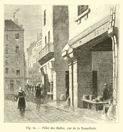 Les Hallesin pilari, rue de la Tonnellerie tekijältä French School