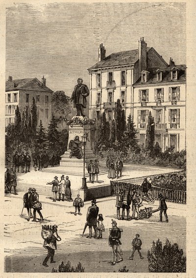 Place Thiers - Nancyn kaupungin keskustassa, Meurthe-et-Moselen departementissa, Lorraine