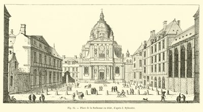 Place de la Sorbonne vuonna 1650, I Sylvestren jälkeen tekijältä French School