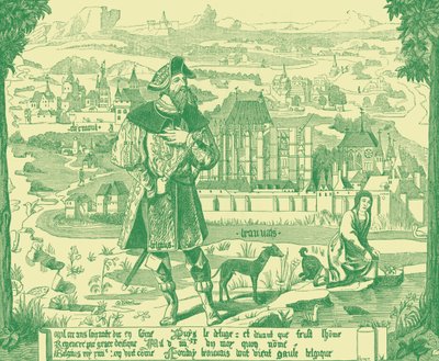 "Clermont en Beauvaisin kartta" tekijältä French School