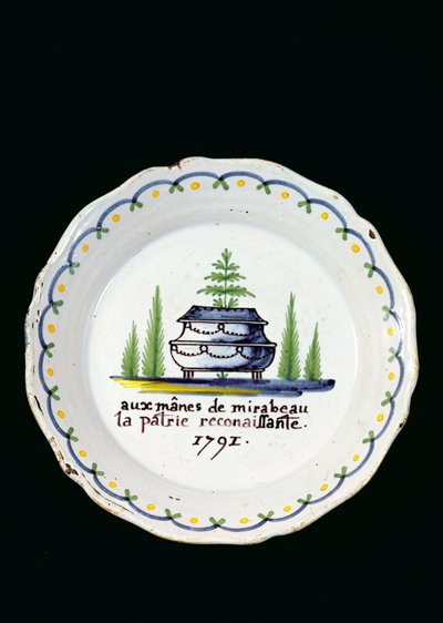 Lauta, 1791 (keraaminen) tekijältä French School
