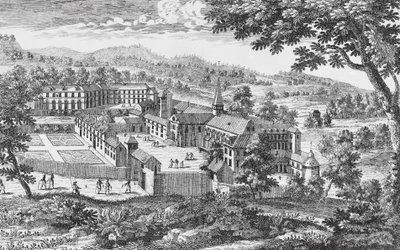 Port-Royal-des-Champsin luostari, kaiverrus, Ranska tekijältä French School