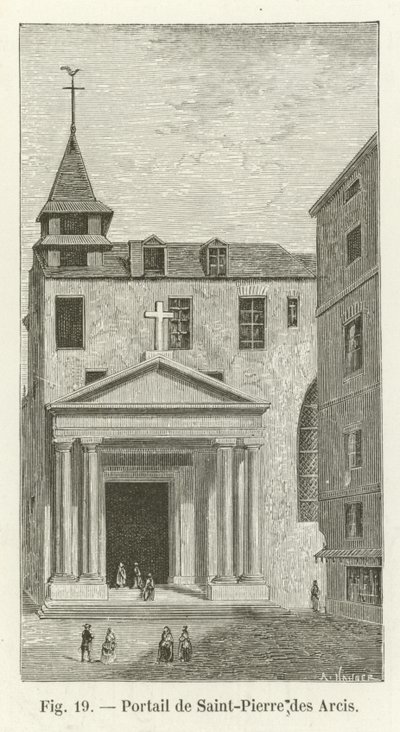 Portaali Saint-Pierre des Arcis tekijältä French School