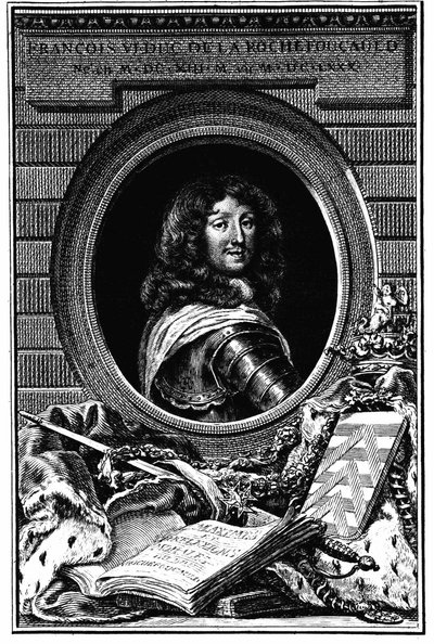 Muotokuva François 6, Rochefoucauldin herttua (1613-1680) - Perhearkisto. tekijältä French School