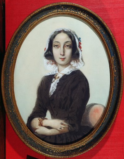 George Sandin (1804-76) muotokuva n. 1840 tekijältä French School