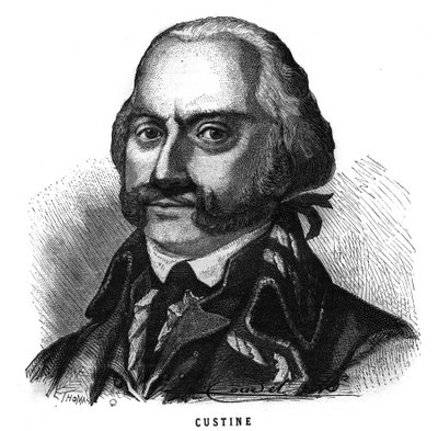 Adam Philippe de Custinen (1740-1793) kenraali francais
