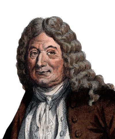 Muotokuva Alain Rene Lesagesta (Le Sage) (1668-1747), ranskalaisesta kirjailijasta ja näytelmäkirjailijasta. tekijältä French School