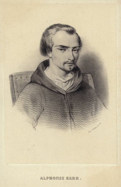 Alphonse Karrin muotokuva tekijältä French School