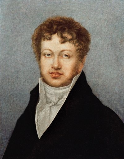 Andre Marie Amperen (1775-1836) muotokuva tekijältä French School