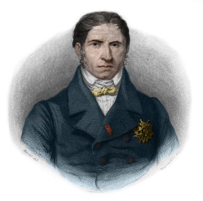 Muotokuva Andre Marie Jean Jacques (Jean-Jacques) Dupin (1783-1865) (kutsuttiin Dupin vanhimmaksi (Dupin aine), ranskalainen asianajaja ja poliitikko. Yksityinen kokoelma. tekijältä French School