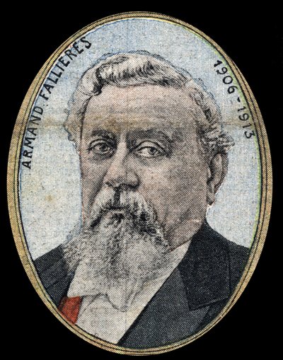Tasavallan presidentin Armand Fallieresin (1841-1931) muotokuva. tekijältä French School
