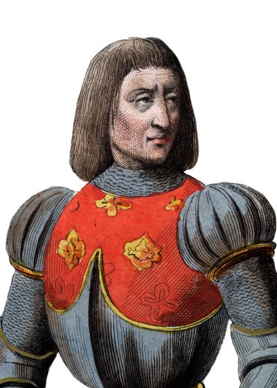 Arthur III:n Bretagnen herttua (1393-1458), ranskalaisen konstaapelin muotokuva. tekijältä French School