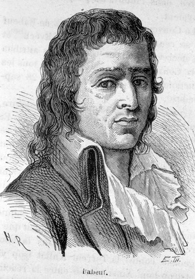 Ranskan vallankumouksellisen Babeuf dit Gracchuksen (1760-1797) muotokuva - Henri Martinin "" L