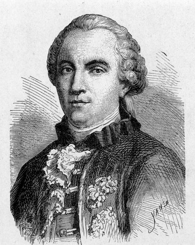 Buffonin muotokuva (1707 - 1788) - "" Tiedealbumissa; maineikkaat tutkijat; Suuria löytöjä””” 1896. tekijältä French School