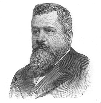 Ranskalaisen poliitikon Charles Dupuyn (1851-1923) muotokuva elokuvassa "Le Petit Parisien" tekijältä French School