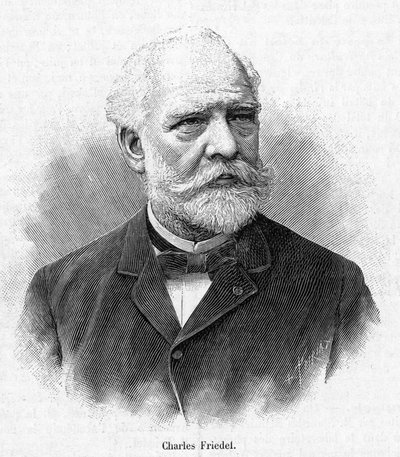Muotokuva Charles Friedelistä (1832-1899), ranskalainen kemisti ja mineralogi. tekijältä French School