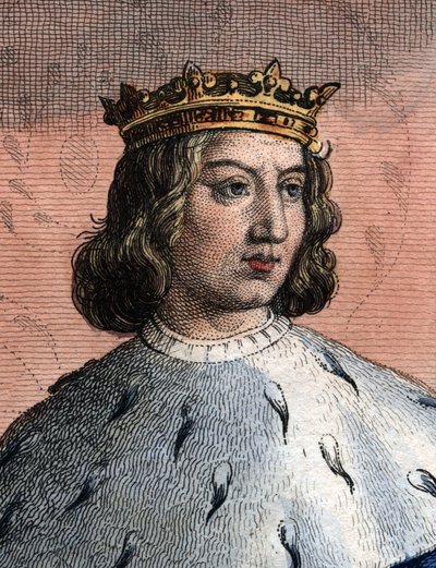 Muotokuva Kaarle V:stä, Ranskasta, nimeltä Viisas (1338-1380), Ranskan kuningas. tekijältä French School