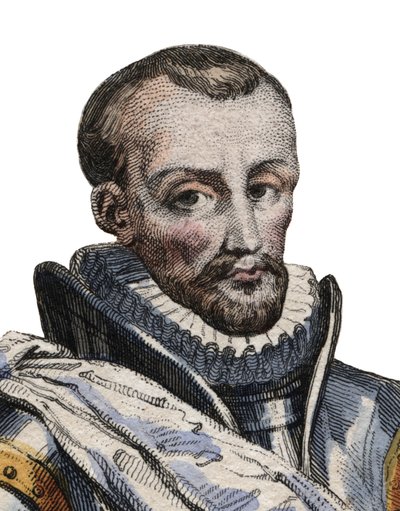 Brissacin kreivin (1505-1563), Ranskan marsalkka Charles de Cossen muotokuva. tekijältä French School