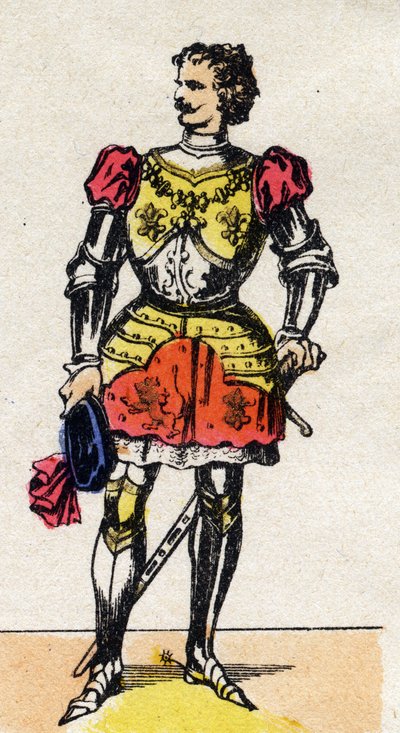 Kaarle Temerairen (1433-1477) muotokuva Burgundin herttuasta vuonna 1467. tekijältä French School
