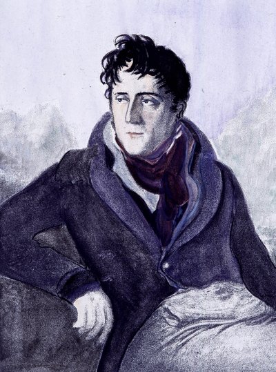 Chateaubriandin muotokuva. 1800-luvun kaiverrus. tekijältä French School