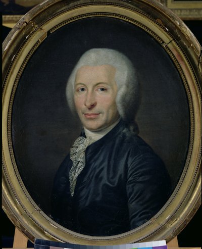 Muotokuva tohtori Joseph-Ignace Guillotinista (1738-1814) (öljy kankaalle) tekijältä French School