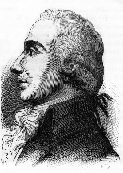 Dominique Joseph Garatin (1749-1833) muotokuva ranskalainen lakimies, toimittaja ja filosofi, tekijältä French School