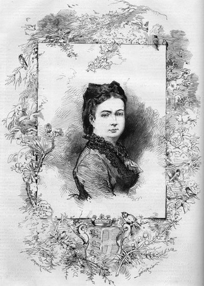 Muotokuva Elisabethin kirjoittaja Mac Mahon (s. Elisabeth de La Croix de Castries tekijältä French School