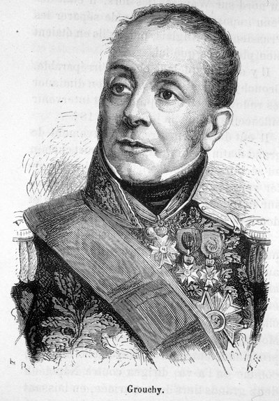 Emmanuelin, markiisi de Grouchyn, Ranskan marsalkka (1766 - 1847) muotokuva - Henri Martinin "Ranskan historiassa" tekijältä French School