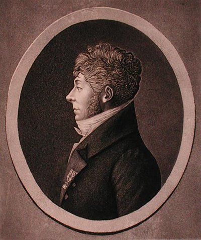 Edme Quenedeyn (1756-1830) kaivertama Etienne-Nicolas Mehulin (1763-1817) muotokuva (kaiverrus) tekijältä French School