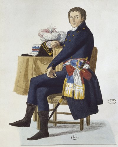 Ferdinand Guillemardetin muotokuva, 1798 tekijältä French School