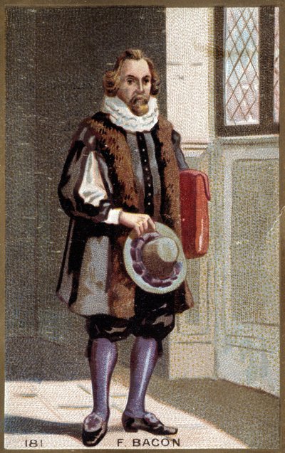 Francis Baconin (1561-1626), englantilaisen valtiomiehen ja filosofin muotokuva. tekijältä French School