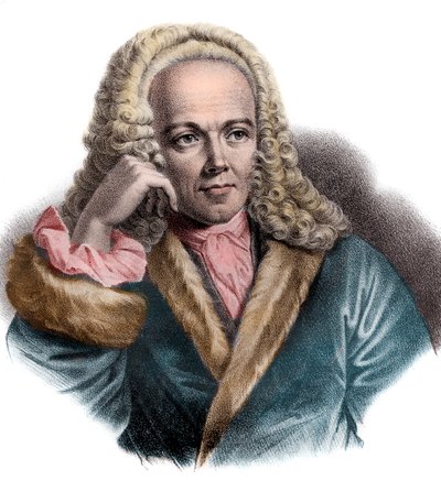 Francois Quesnayn (1694-1774) muotokuva ranskalaisesta lääkäristä ja taloustieteilijästä tekijältä French School
