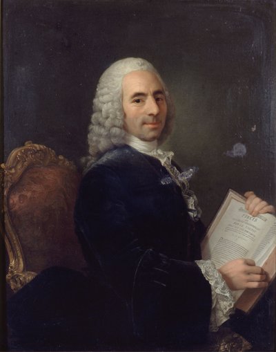 Ludvig XV:n lääkärin ja fysiokraatin Francois Quesnayn (1694-1774) muotokuva vuoden 1743 jälkeen (öljy kankaalle) tekijältä French School