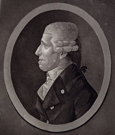 Franz Joseph Haydnin (1732-1809) muotokuva tekijältä French School