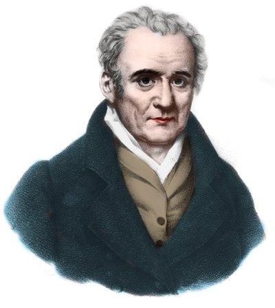 Gaspard Mongen (1746-1818) muotokuva Pelusen kreivi, ranskalainen matemaatikko ja fyysikko. tekijältä French School