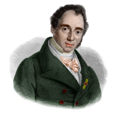 Italian valtiomiehen Gaudenzio de Pagaven (1776-1833) muotokuva. tekijältä French School
