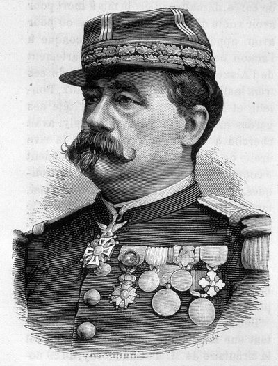 Kenraali Carrey de Bellemaren muotokuva. tekijältä French School