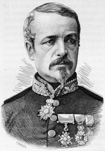 Kenraali Charles Auguste Frossardin (1807 - 1875) muotokuva - Henri Martinin "" L