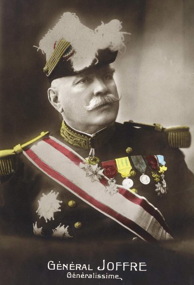 Kenraali Joseph Joffren (1852 - 1931) muotokuva. tekijältä French School